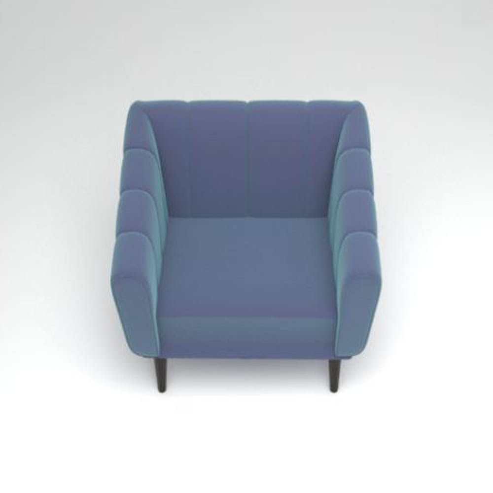 Ziggy Upholstered Stripe Armchair | Modern Furniture + Decor