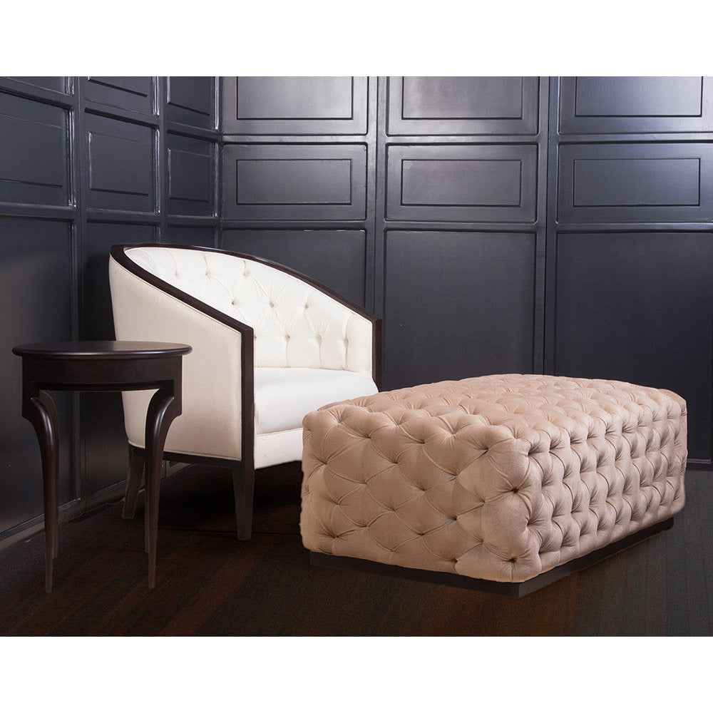 Audrey Tufted Upholstered Ottoman | Modern Furniture + Decor