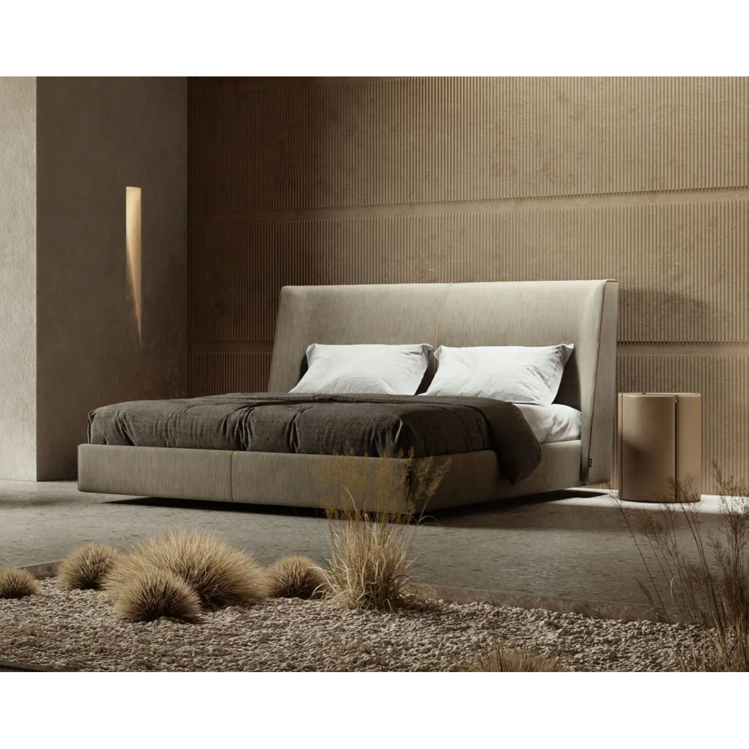 Domkapa Echo Super King Bed - Customisable | Modern Furniture + Decor