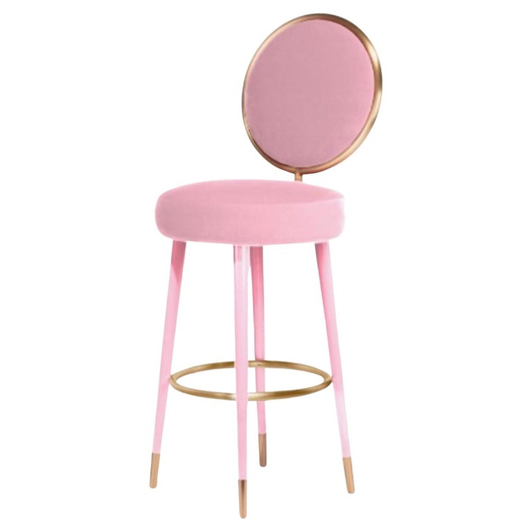 Graceful Bar Stool Pink by Royal Stranger | Modern Furniture + Decor