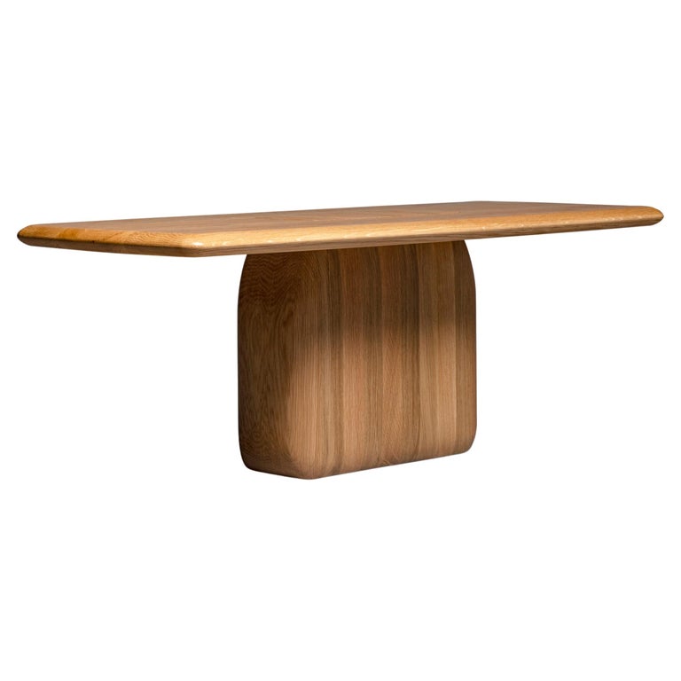 Bossa Rectangular Coffee Table Natural Oak Solid Wood | Modern Furniture + Decor