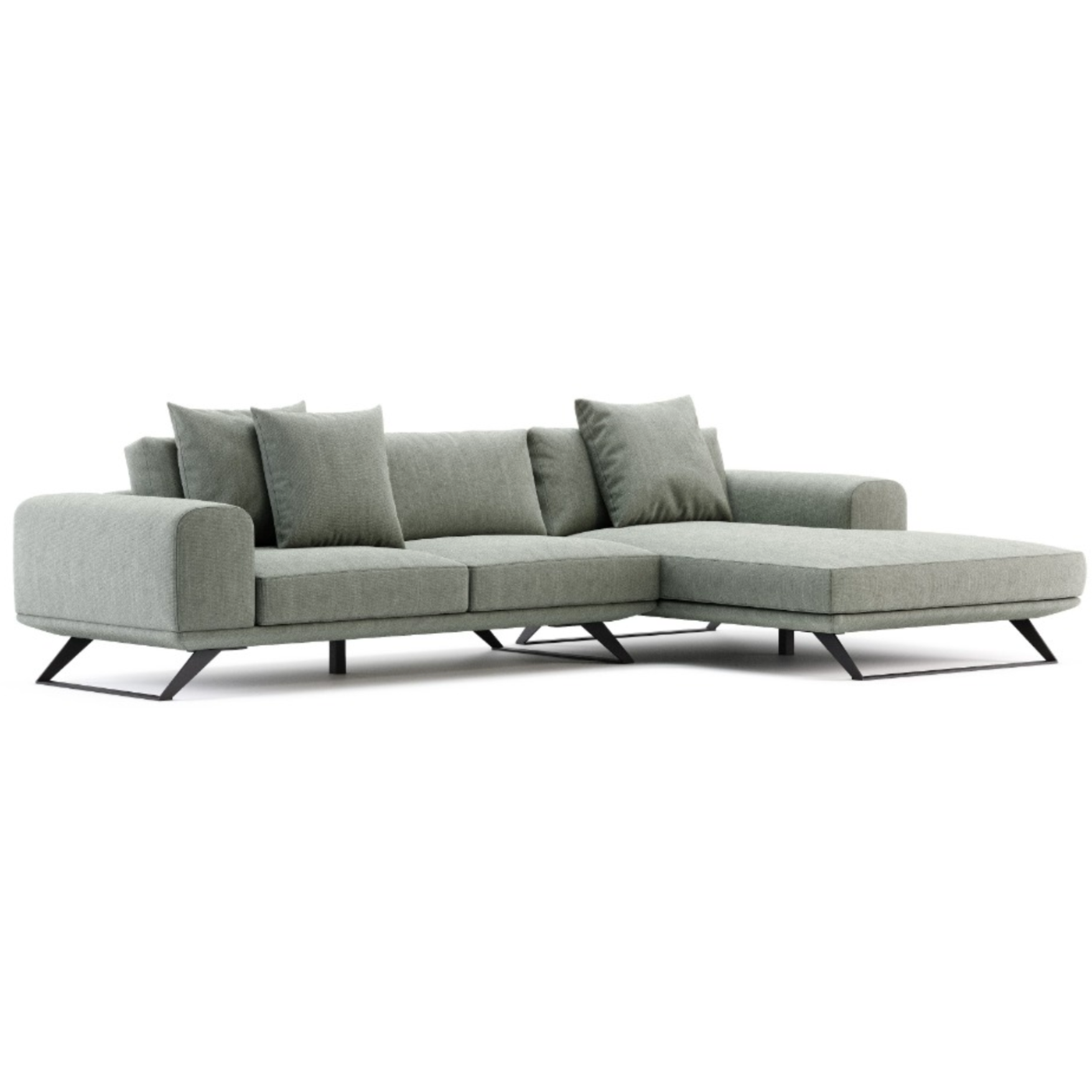 Domkapa Aniston Chaise Sofa - Customisable | Modern Furniture + Decor