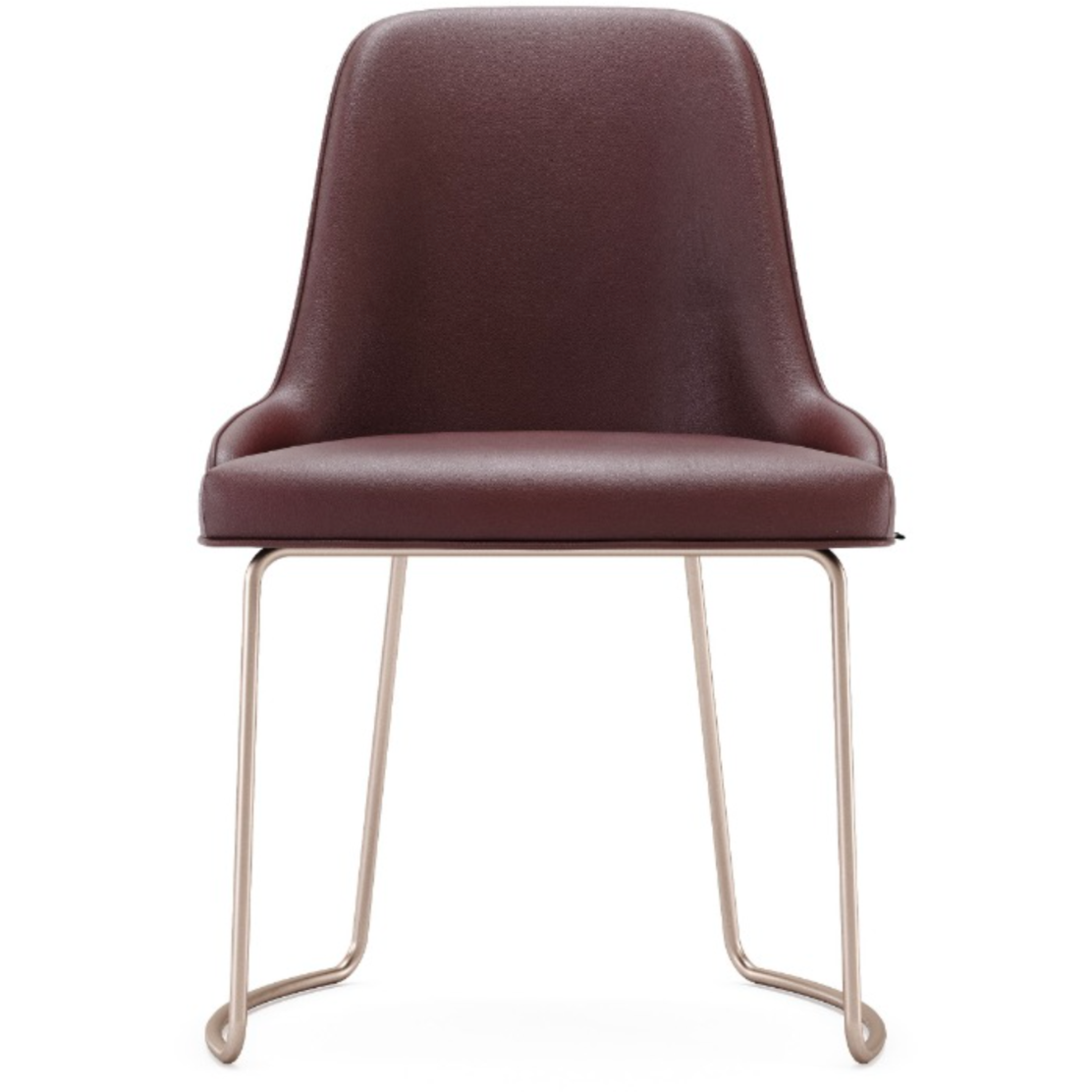 Domkapa Anna Chair Metal Sled Baseboard - A Pair - Customisable | Modern Furniture + Decor